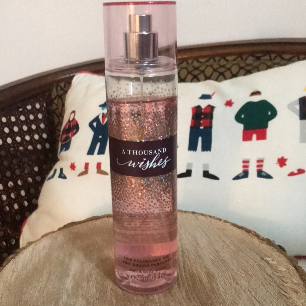 This beautiful body mist is from bath and body works .